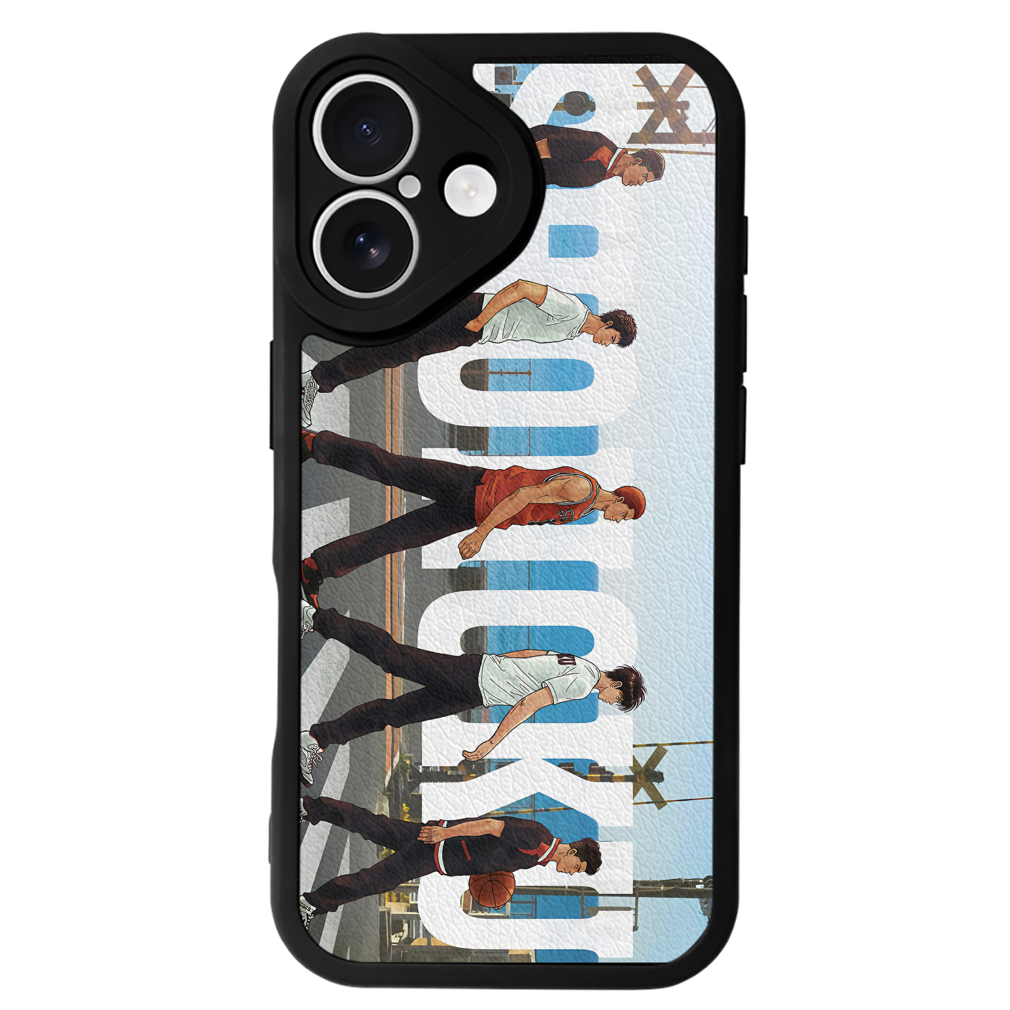 （画像用） SLAM DUNK／スラムダンク 【iPhone 16シリーズ対応】シリコンスマホケース（レザー調） 材質：シリコン